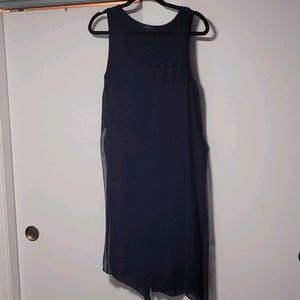 K&C navy double layer tunic